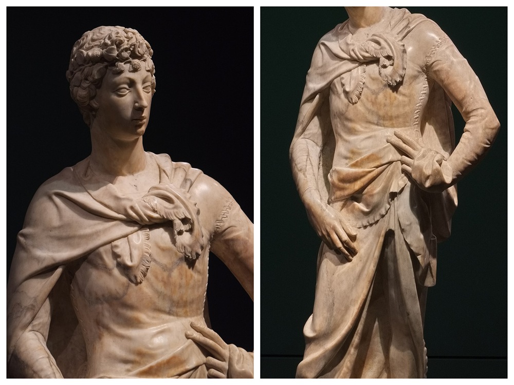 Donatello’s Marble David Statue Details