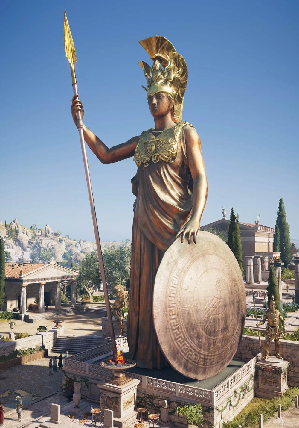 Famous Athena Promachos Statue by Phidias