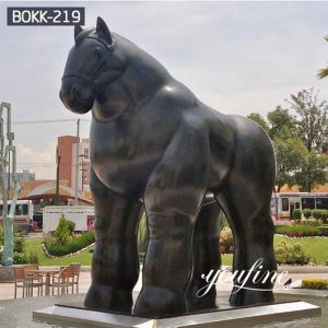  » Famous Botero Bronze Horse Sculpture City Design Supplier BOKK-219