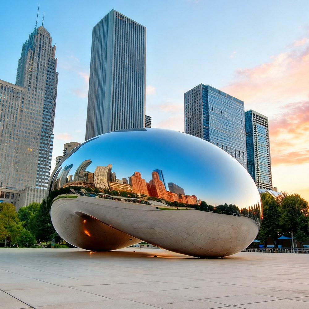 Custom Large Urban Stainless Steel Ship Sculpture Process