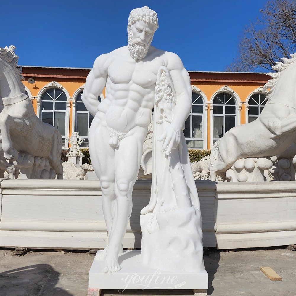 Farnese Hercules Marble Statue Replica