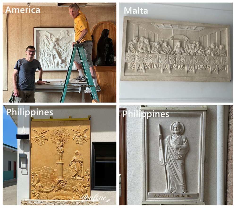 Feedback on religious marble relief sculptures