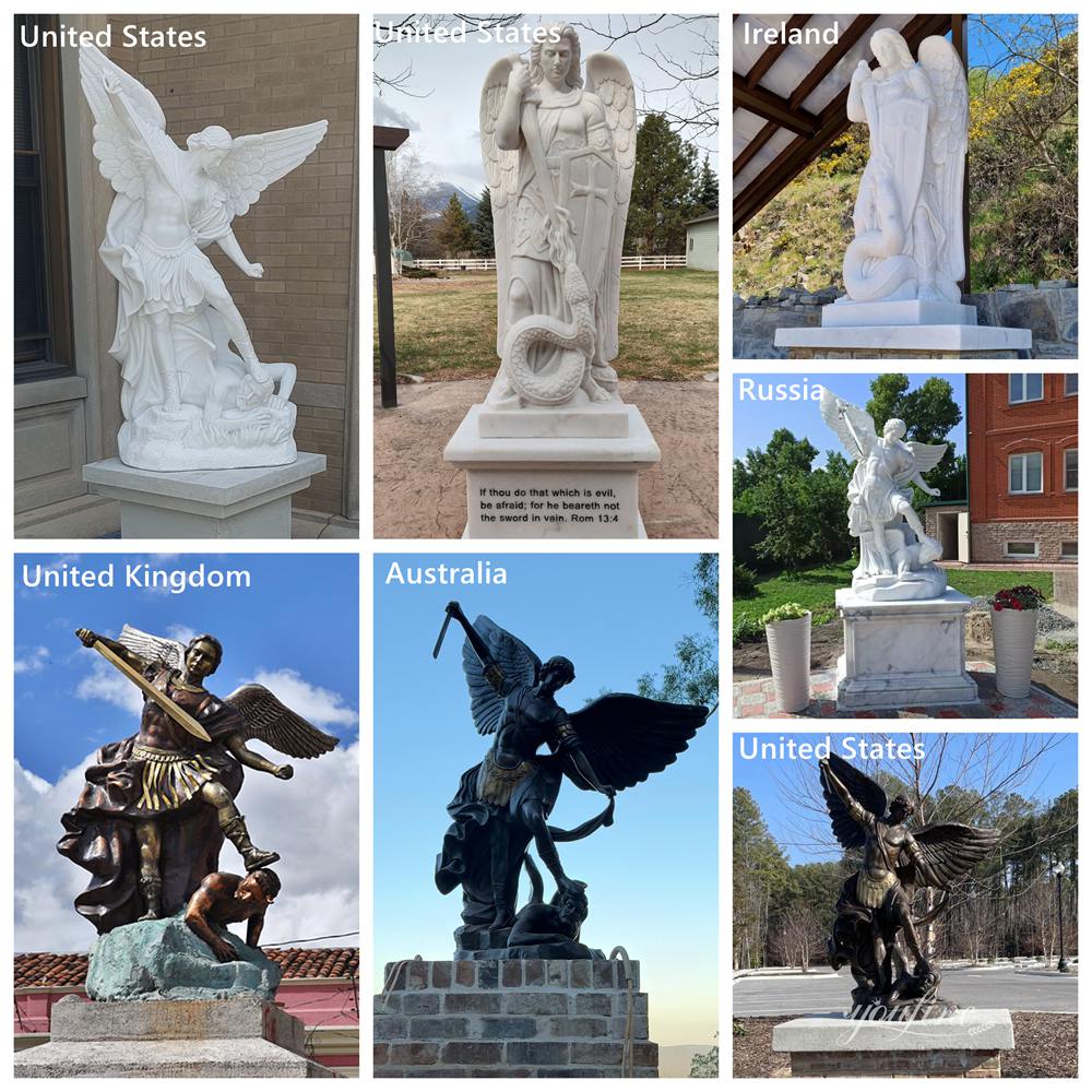 Feedback on the Saint Michael sculptures around the world