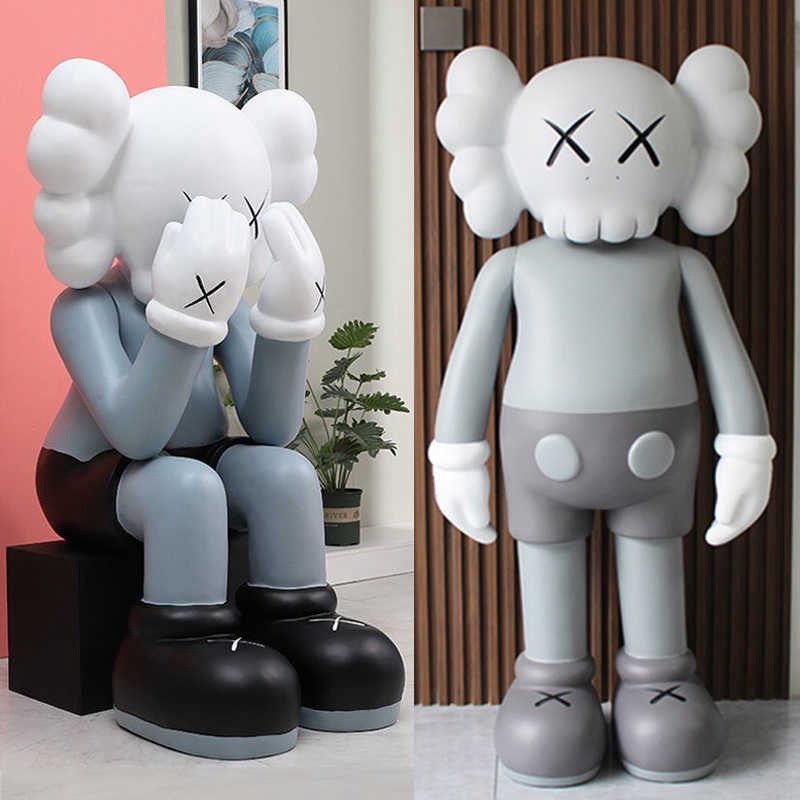 Fiberglass kaws statue- YouFine Sculpture