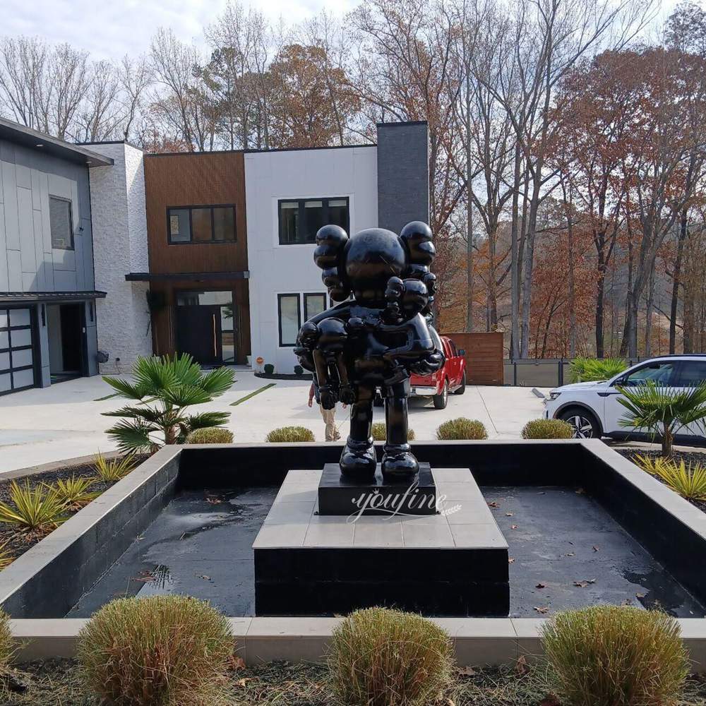 France custom fiberglass Kaws statue feedback