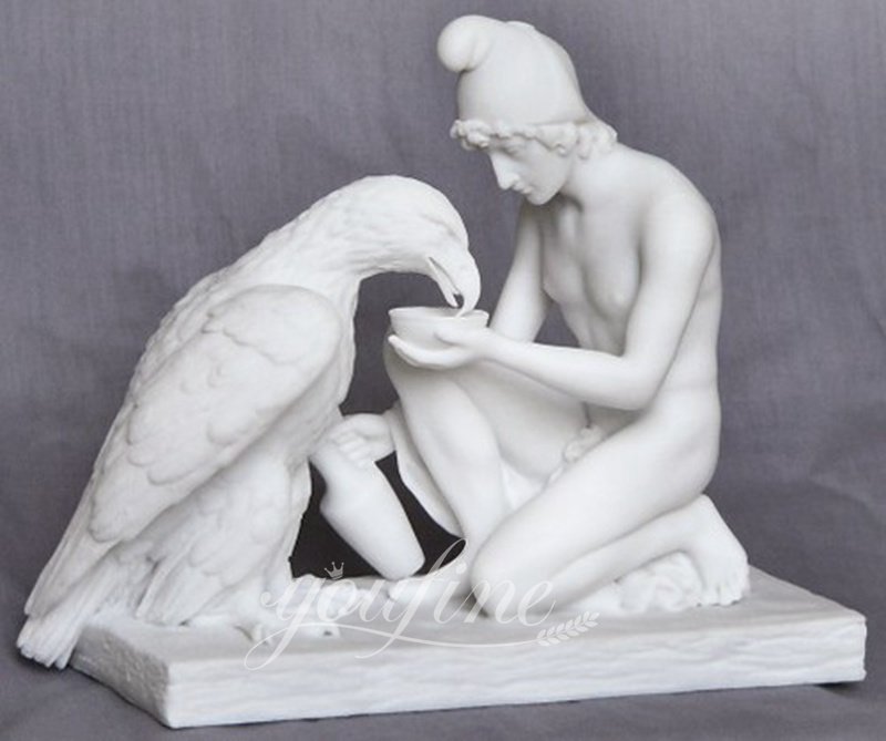 Ganymede and the Eagle Sculpture -YouFine Sculpture