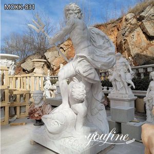  » Garden Sea God Poseidon Marble Statue for Sale MOKK-831