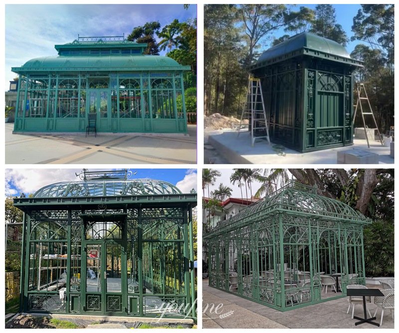 Garden Wrought Iron Gazebo Feedback from YouFine Customer