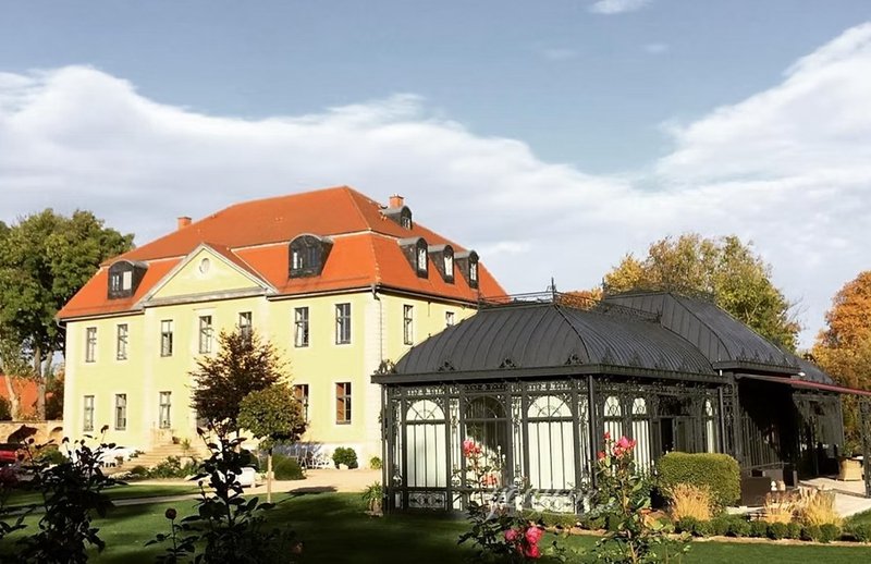 German manor wrought iron gazebo