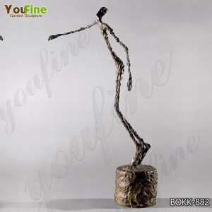  » Giacometti Style Bronze Tall Skinny Man Sculpture for Sale BOKK-882