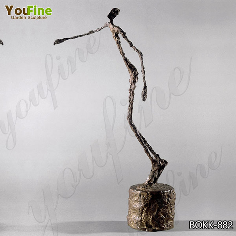 Giacometti Style Bronze Tall Skinny Man Sculpture for Sale BOKK-882