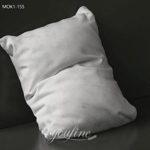 Hand-Carved Marble Pillow Sculptures from Supplier