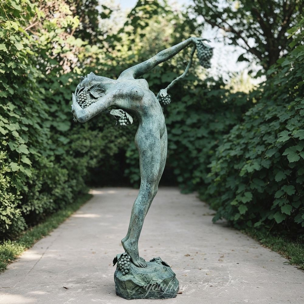 Harriet Whitney Frishmuth The Vine Sculpture Replica in Antique Green