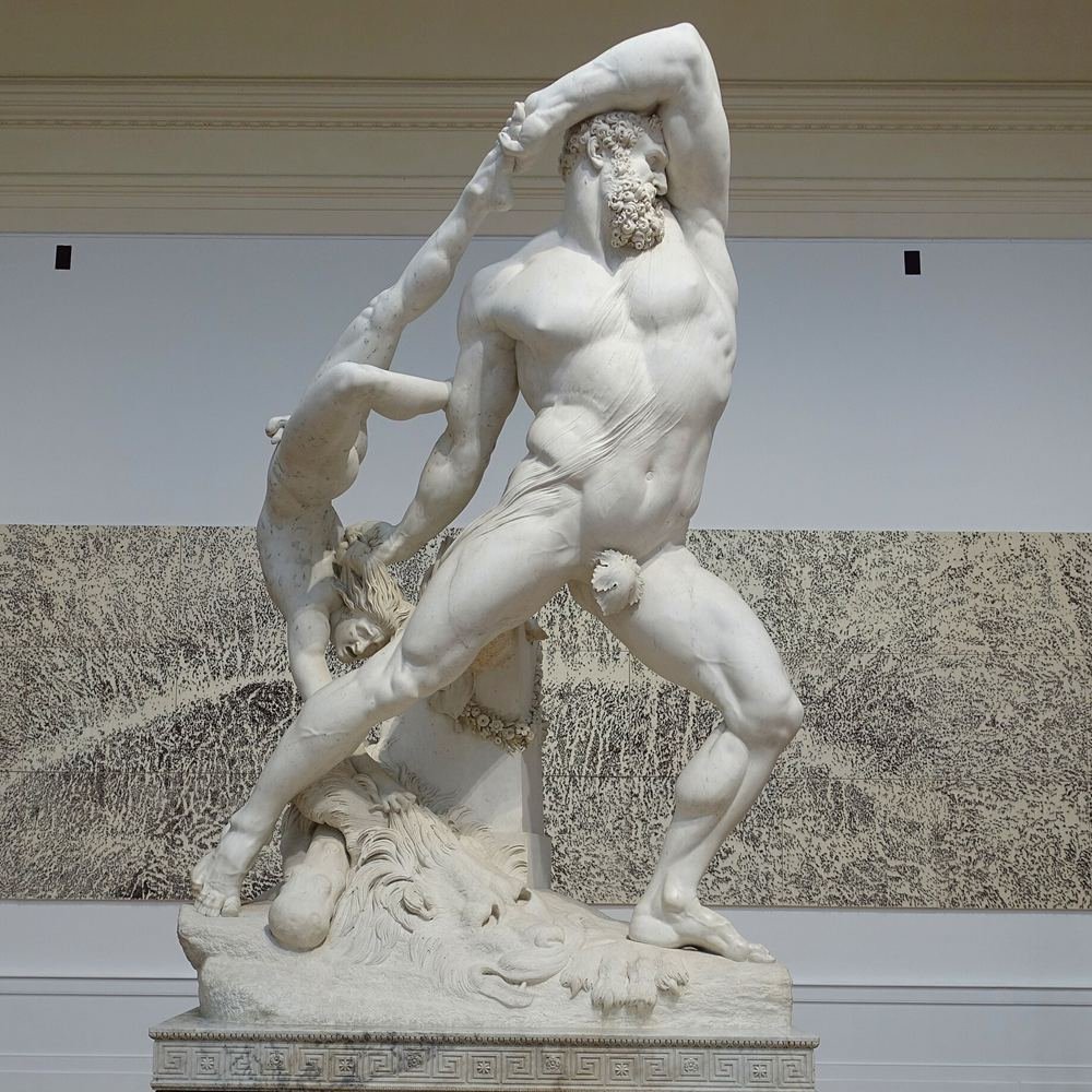 Hercules and Lichas Sculpture by Antonio Canova