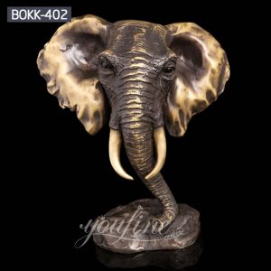  » High Quality Bronze Elephant Head Statue Supplier BOKK-402