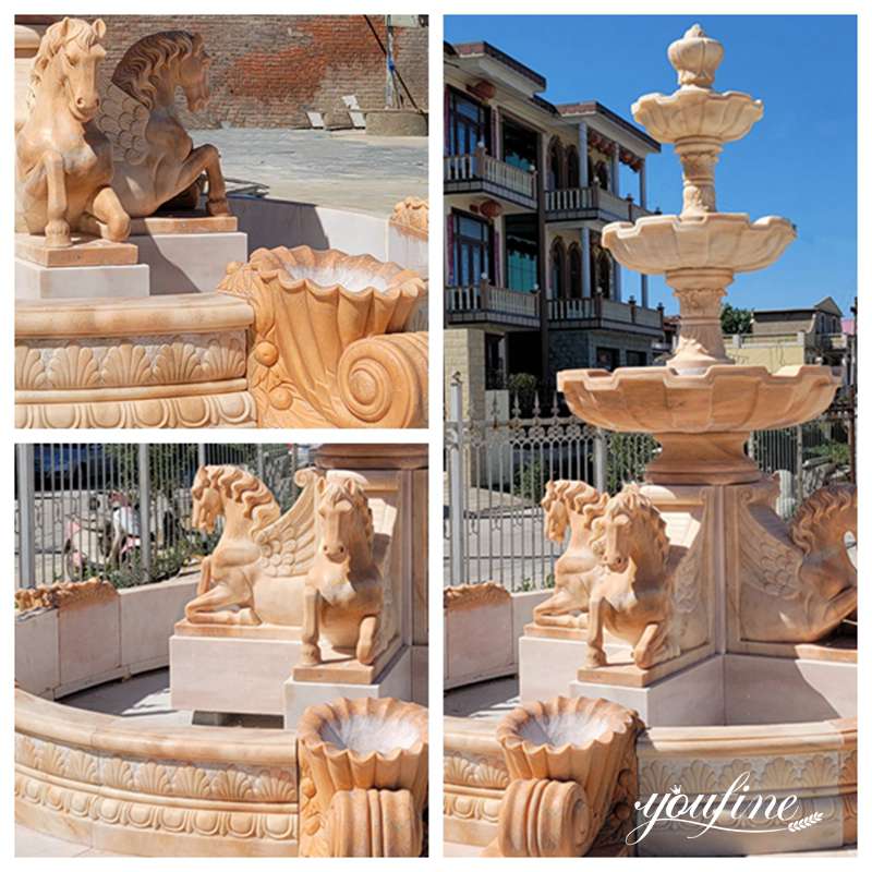 Horse Fountain - YouFine Sculpture