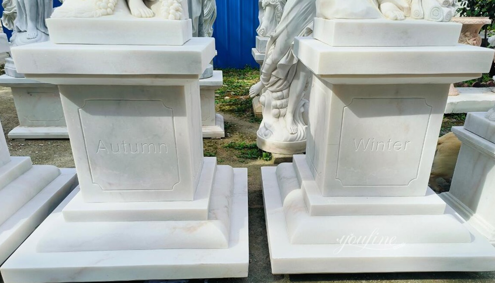 In-Stock Marble Sculpture Pedestals