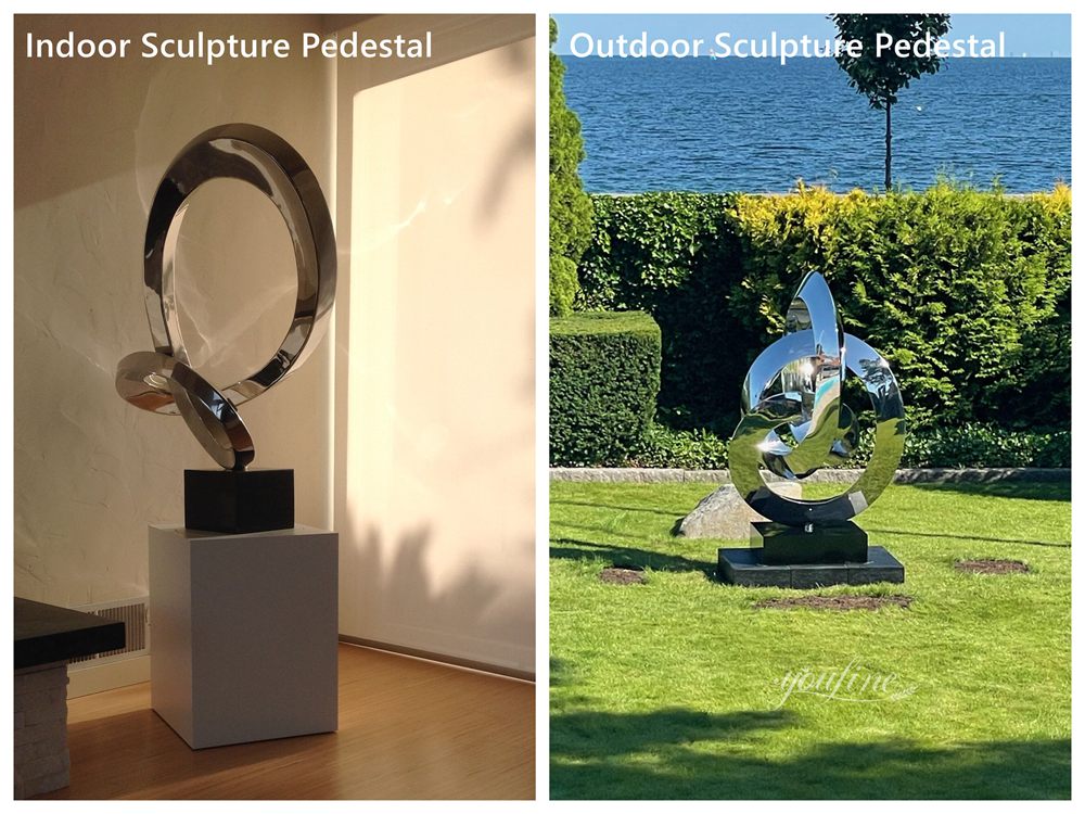 Indoor vs Outdoor Sculpture Pedestal