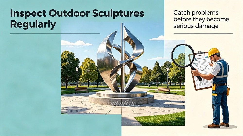 Inspect Outdoor Sculptures Regularly