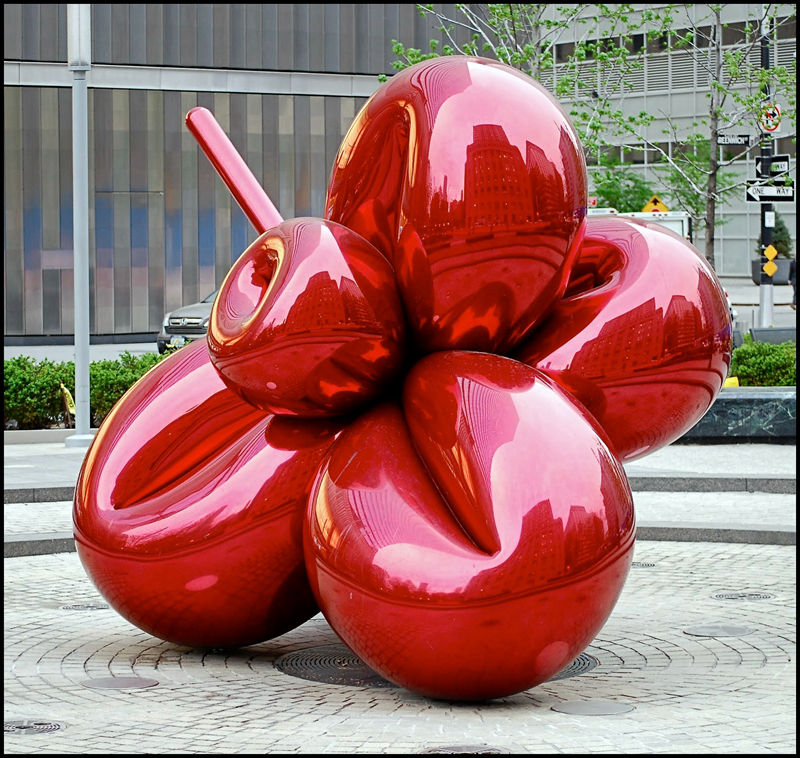 Jeff Koons Balloon Flower（Red）
