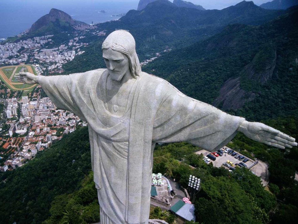 Jesus Christ the Redeemer Statue Side Detail