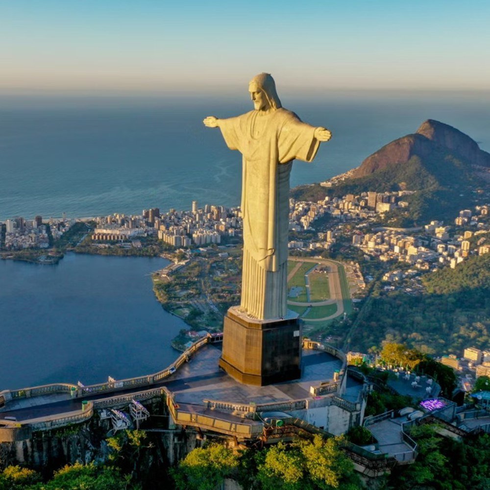 Jesus Christ the Redeemer Statue Side View