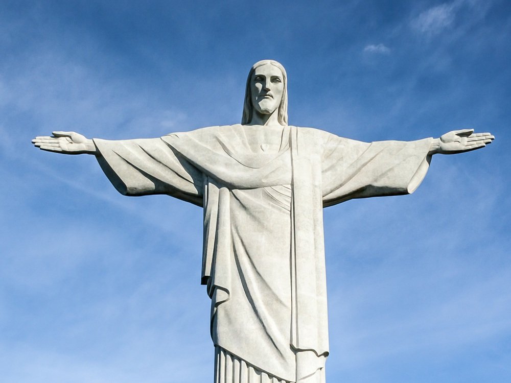 Jesus Christ the Redeemer Statue Upper Body Detail