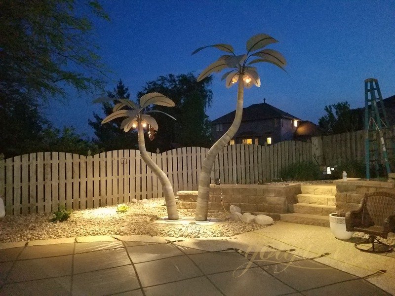 Stainless Steel Palm Trees