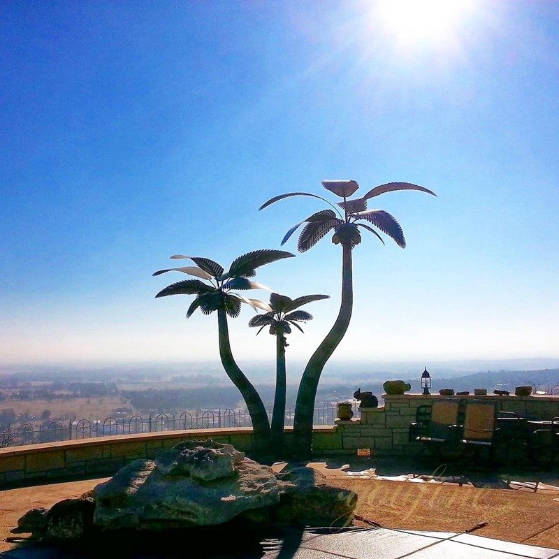 Stainless Steel Palm Trees