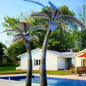  » Landscape Stainless Steel Palm Trees Sculpture for City
