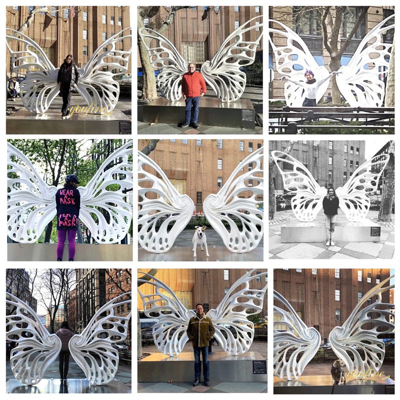 Large Butterfly Garden Sculpture Application
