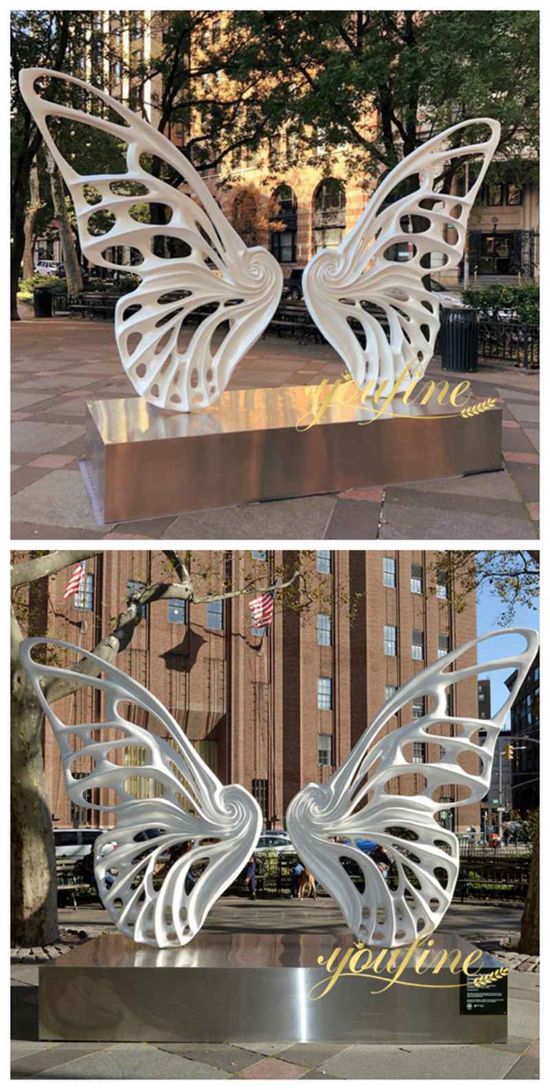 Large Butterfly Garden Sculptures