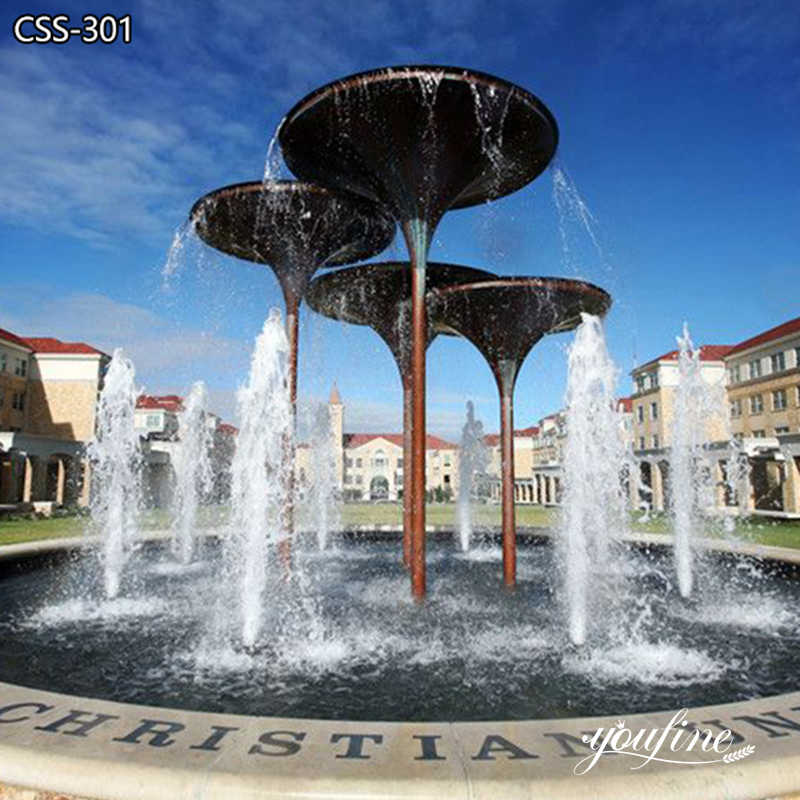  » Large Corten Steel Fountain Modern Water Feature Manufacturer CSS-301 Featured Image