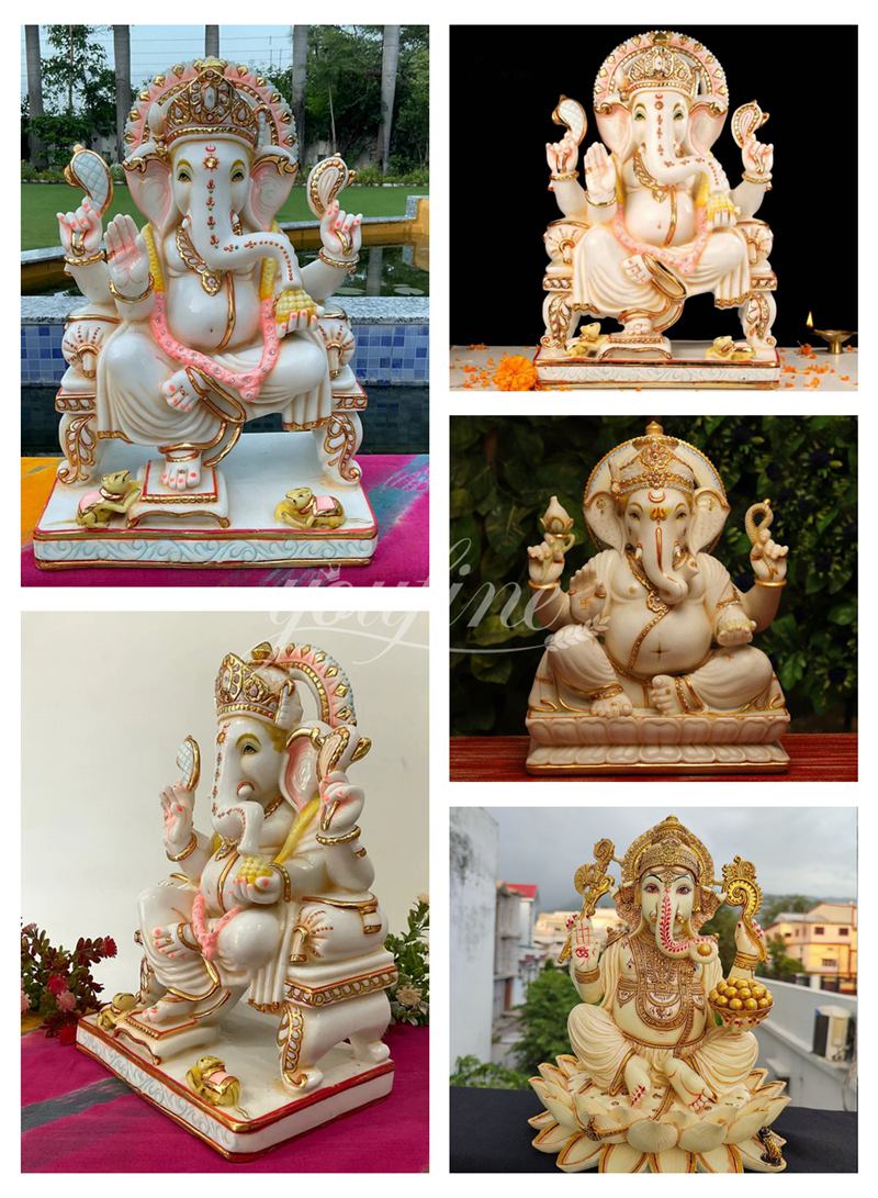 Large Marble Ganesh Statue Application
