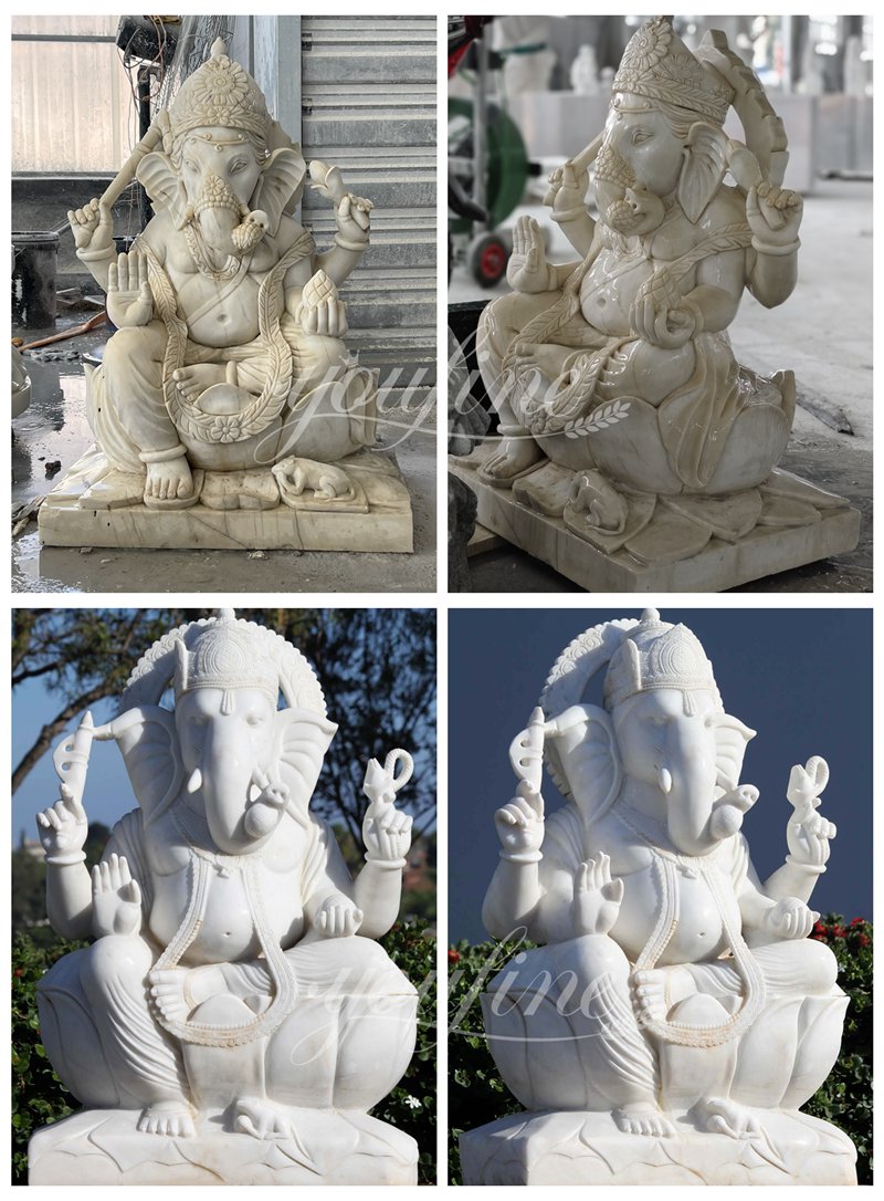 Large Marble Ganesh Statues