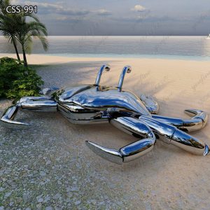  » Large Modern Metal Crab Sculpture for Seaside CSS-991