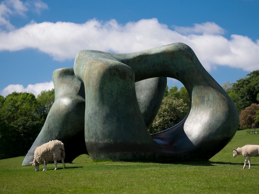 Large Two Forms by Henry Moore