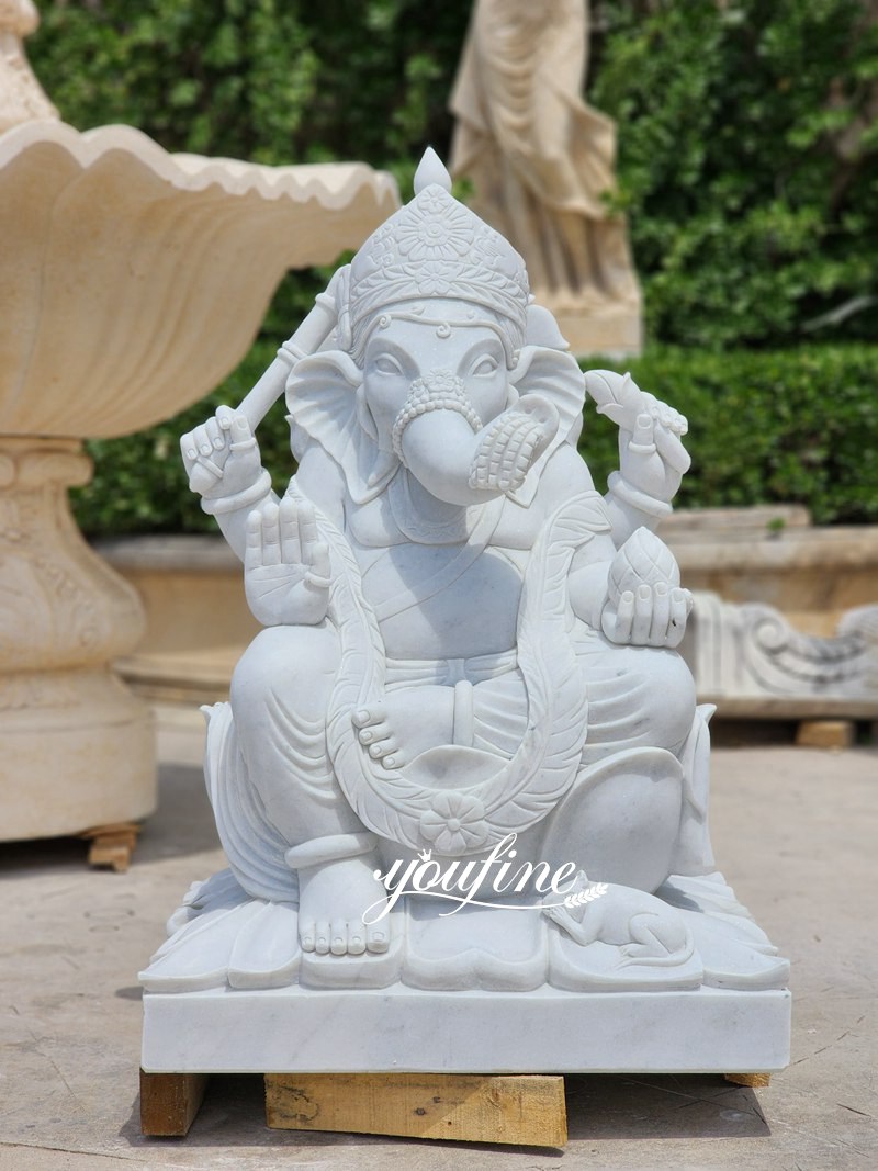Large White Marble Ganesh Statue Factory Sale (3)