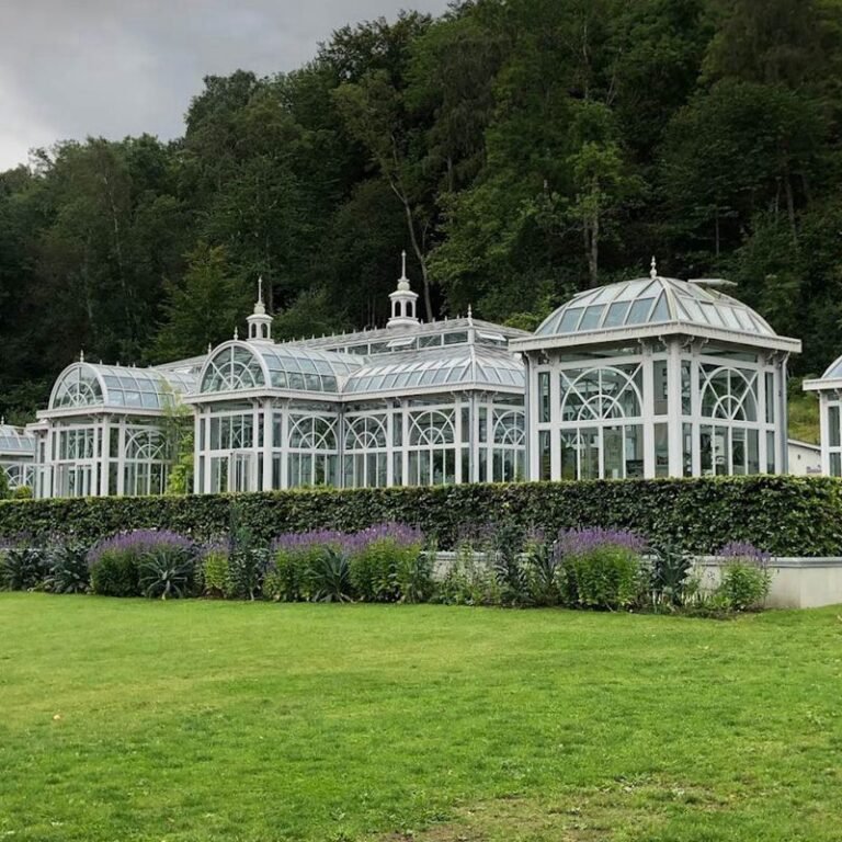 Large Wrought Iron Greenhouse for Outdoor Garden Decor