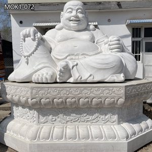  » Large Hand Carved Marble Laughing Buddha Statue China Factory MOK1-072
