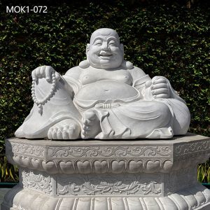  » Large Hand Carved Marble Laughing Buddha Statue China Factory MOK1-072