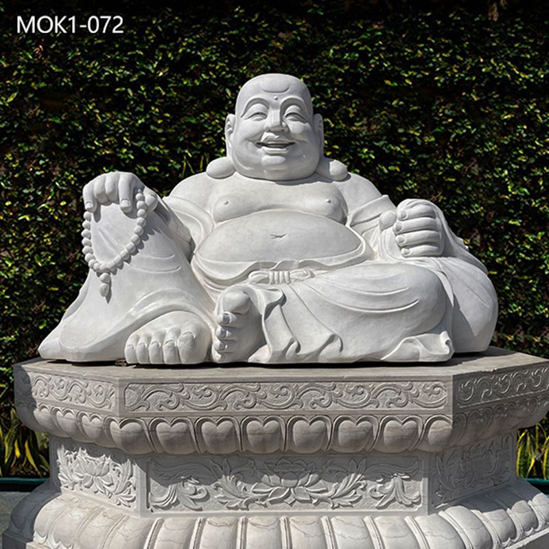  » Large Hand Carved Marble Laughing Buddha Statue China Factory MOK1-072 Featured Image