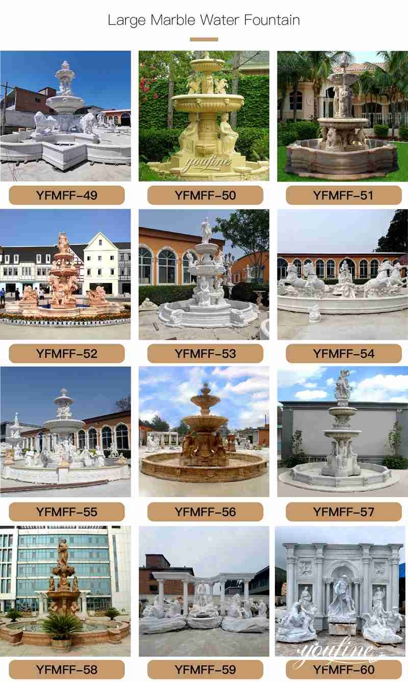 Large marble fountain - YouFine Sculpture