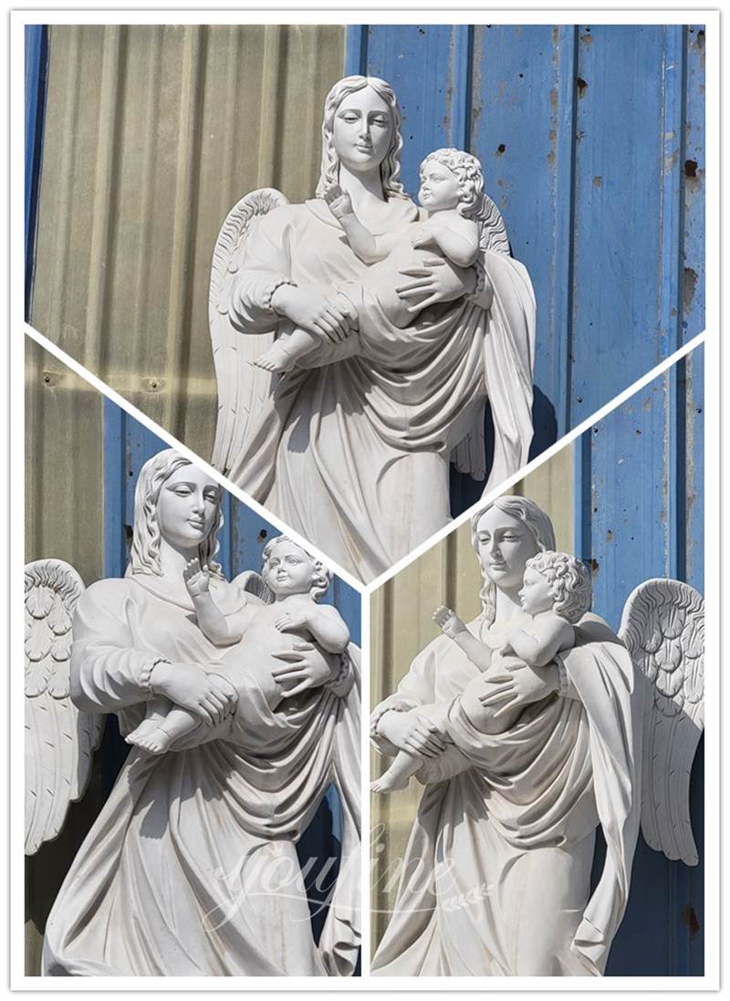 Large outdoor angel sculpture - YouFine Sculpture