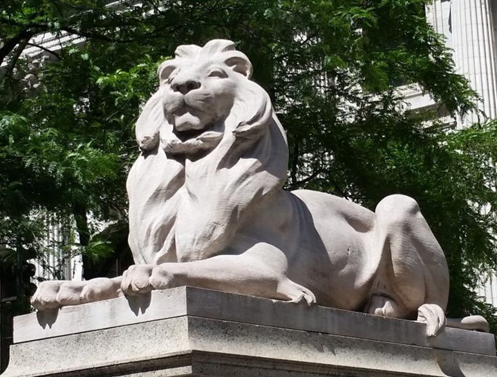 Library Lions Patience and Fortitude (New York City, USA)