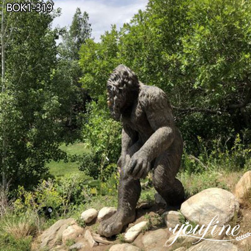Life Size Bronze Bigfoot Garden Statue for Sale BOK1-319 (2)