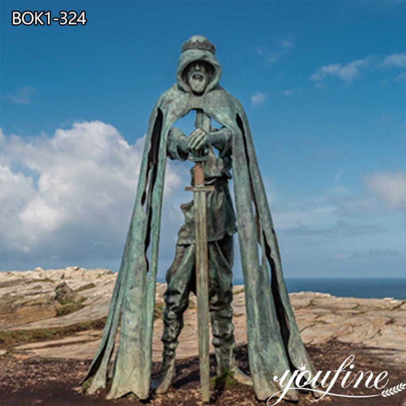 Life Size Bronze Gallos King Arthur Statue for Sale BOK1-324 (2)