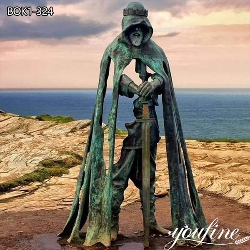 Life Size Bronze Gallos King Arthur Statue for Sale BOK1-324 (3)