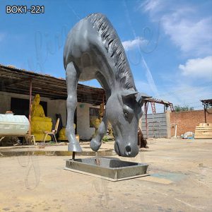 Life Size Bronze Horse Head Sculpture Outdoor Decor BOK1-221