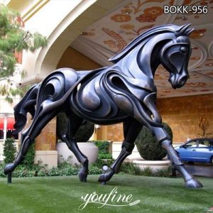  » Life Size Bronze Horse Statue Modern Abstract Art Decor Supplier BOKK-956